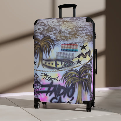 "indio, ca" airbrush suitcase