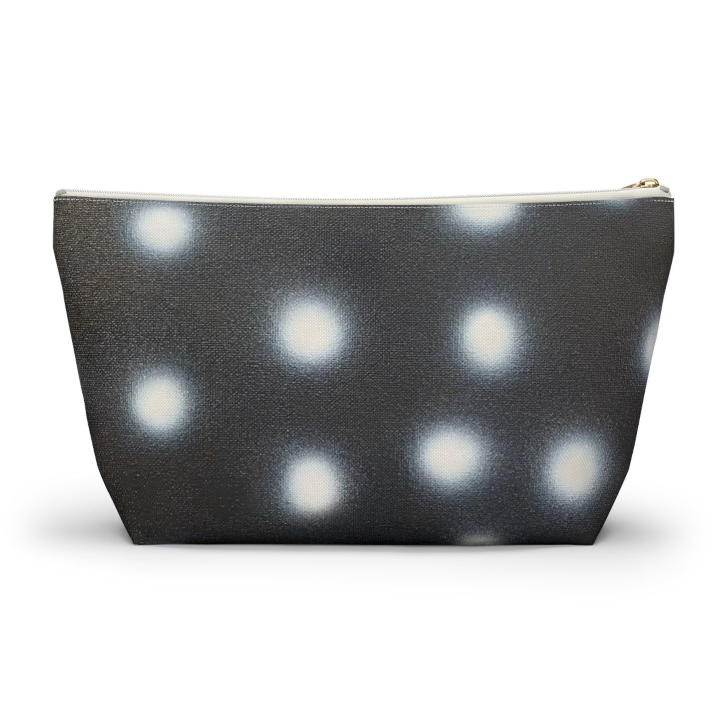 "coconut noir polka dot" airbrush makeup pouch