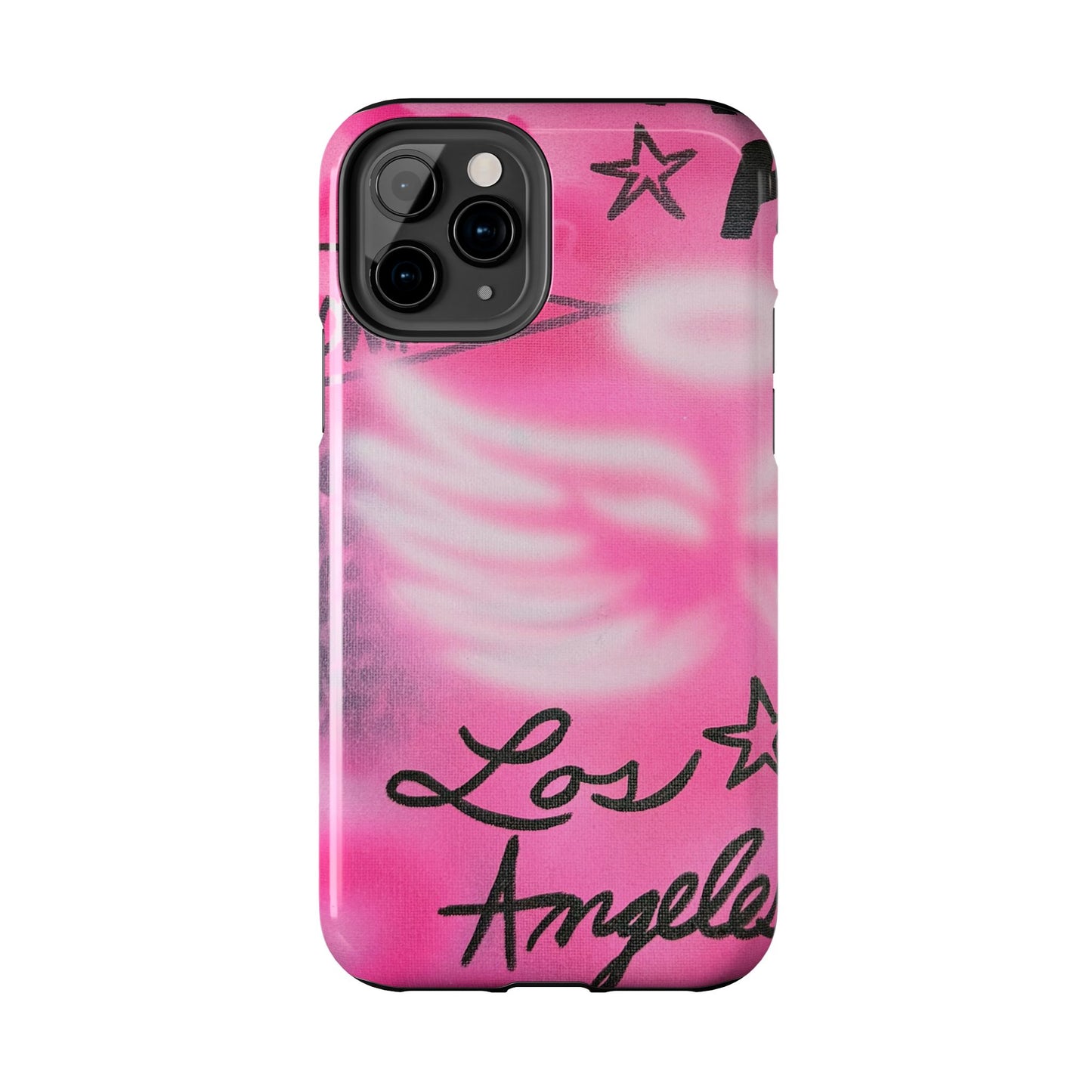 "pink angel wings" airbrush iPhone case