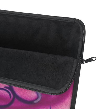 "juicy" airbrush laptop sleeve