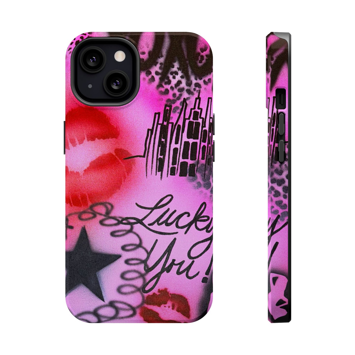 MagSafe "ulterior motive" airbrush iPhone case