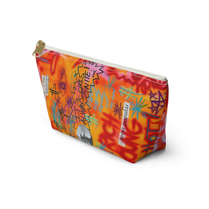 "young, rich, hot" airbrush makeup pouch