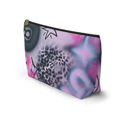"onyx cheetah" airbrush makeup pouch