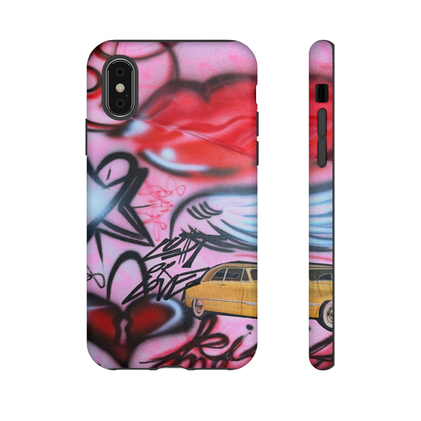 "lust or love" airbrush iPhone case