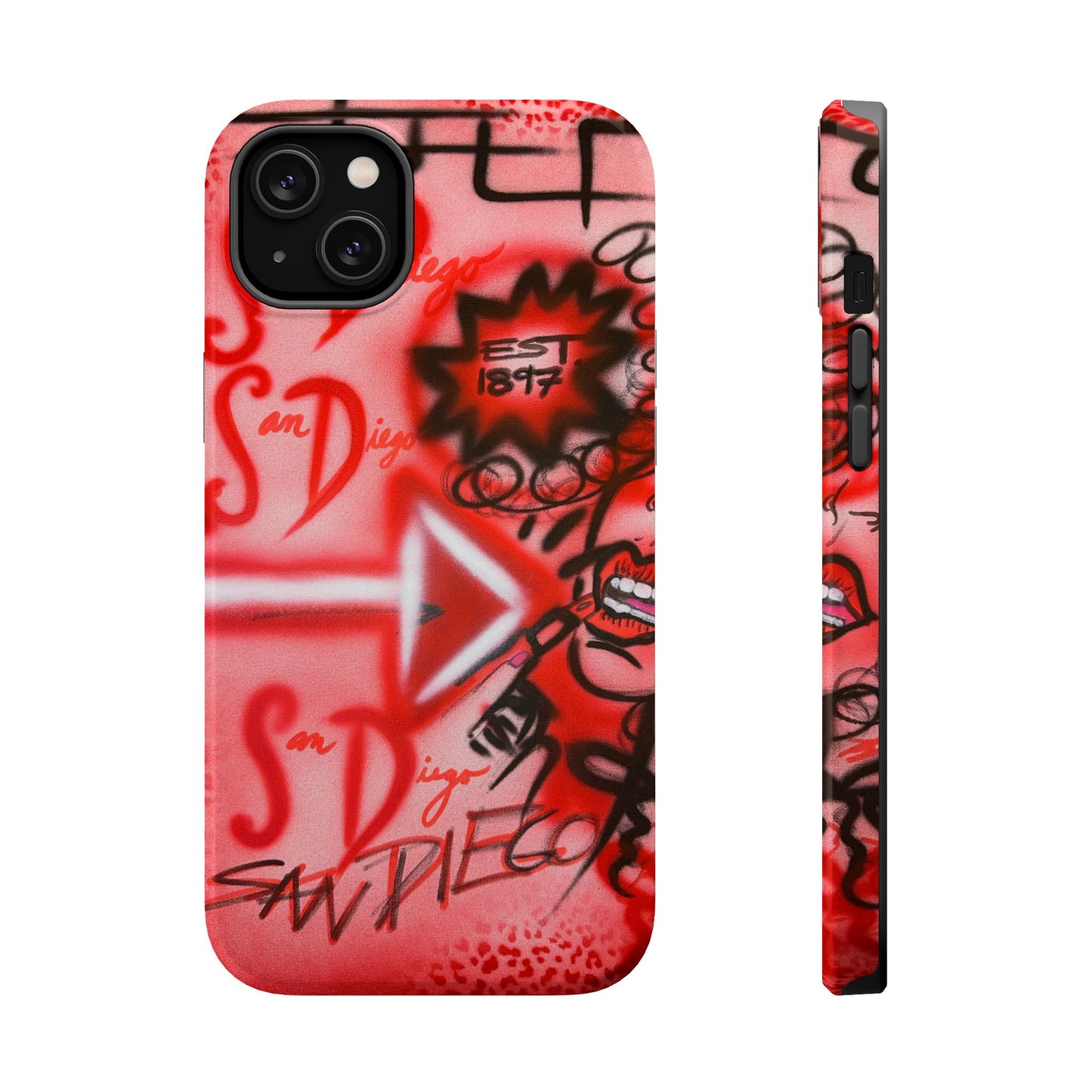 MagSafe "san diego" airbrush iPhone case