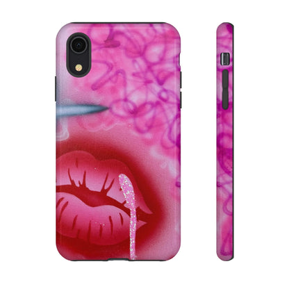 limited edition "glitter aura" airbrush iPhone case airbrush iPhone case