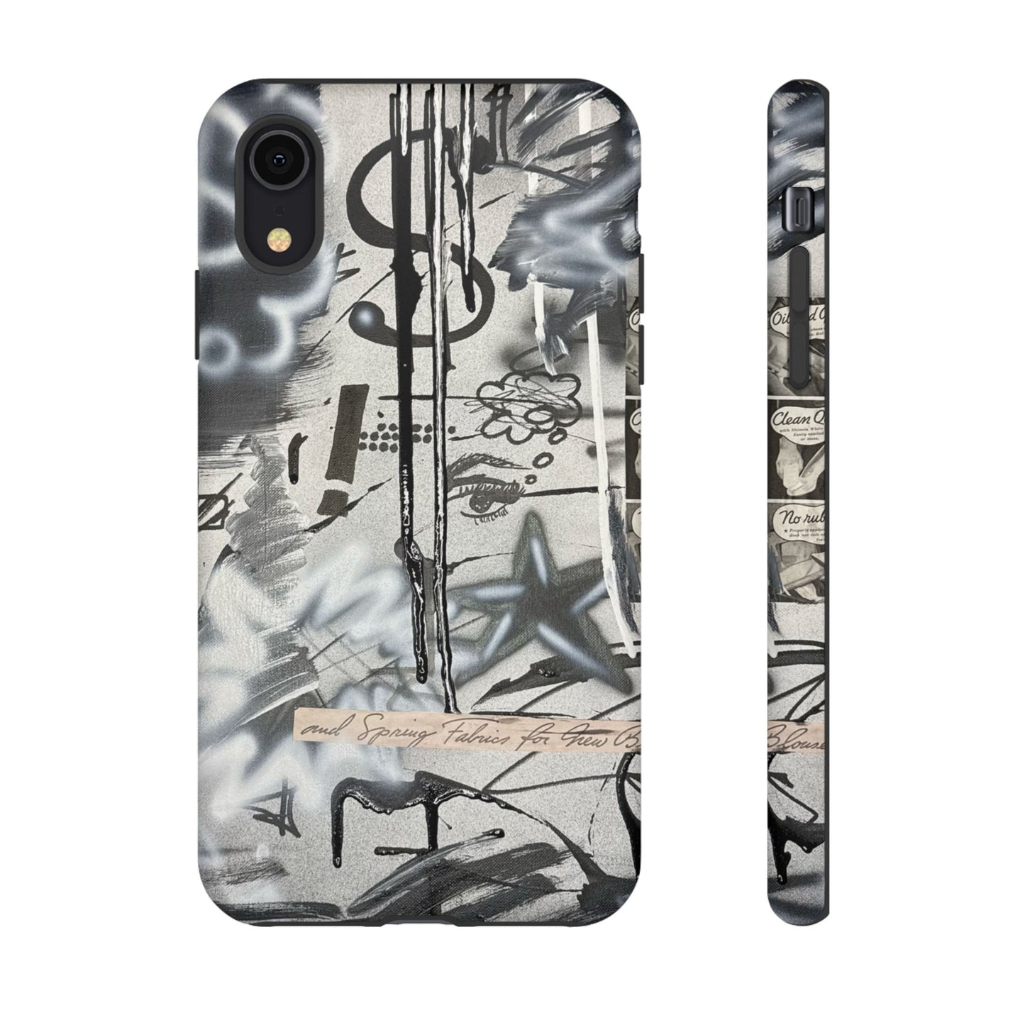 "monochrome mood" airbrush iPhone case