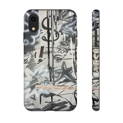 "monochrome mood" airbrush iPhone case