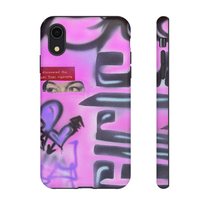 "purple princess" airbrush iPhone case