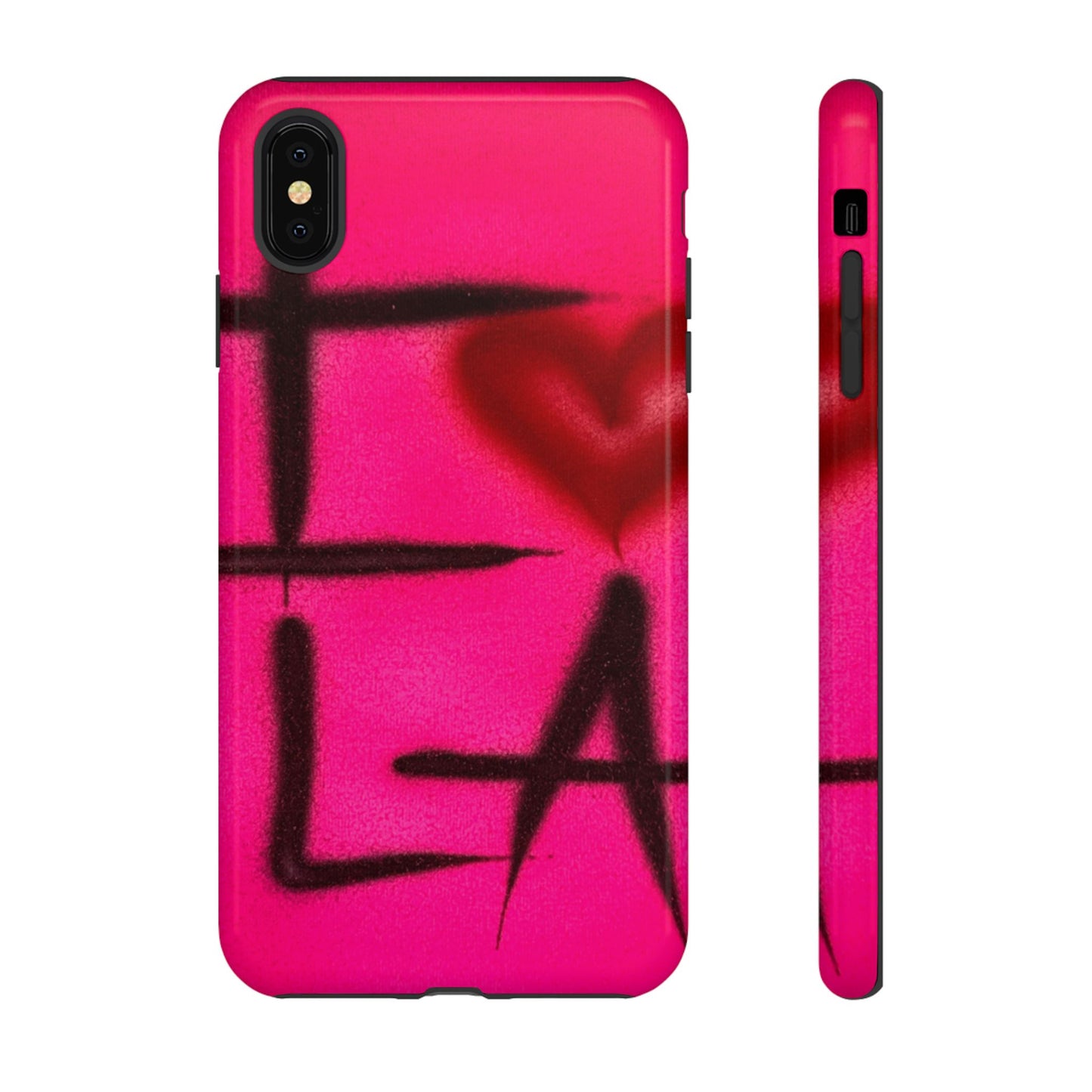"I <3 LA" airbrush iPhone case