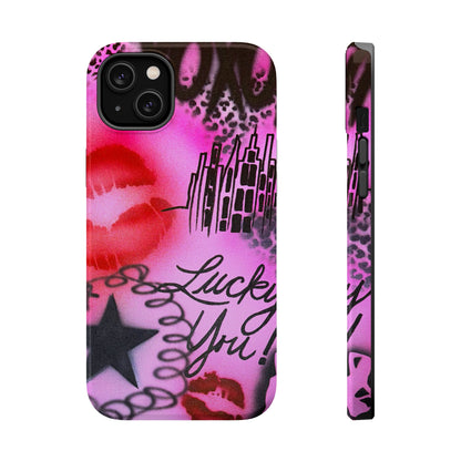 MagSafe "ulterior motive" airbrush iPhone case
