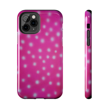 "bubblegum polka dot" airbrush iPhone case