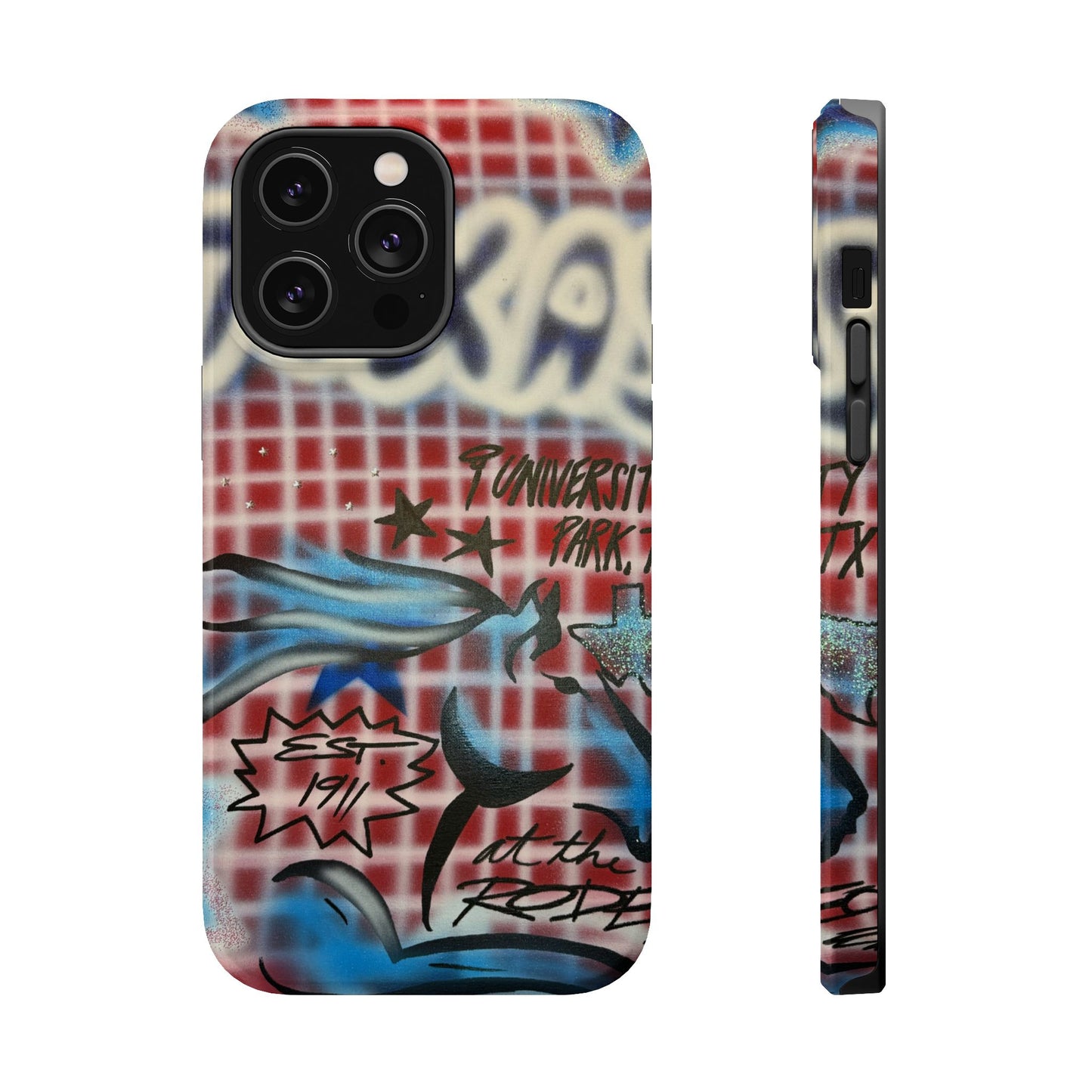 MagSafe "texas" airbrush iPhone case