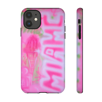 "sunset sorbet" airbrush iPhone case
