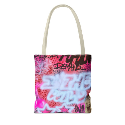 "in the wild" airbrush tote bag