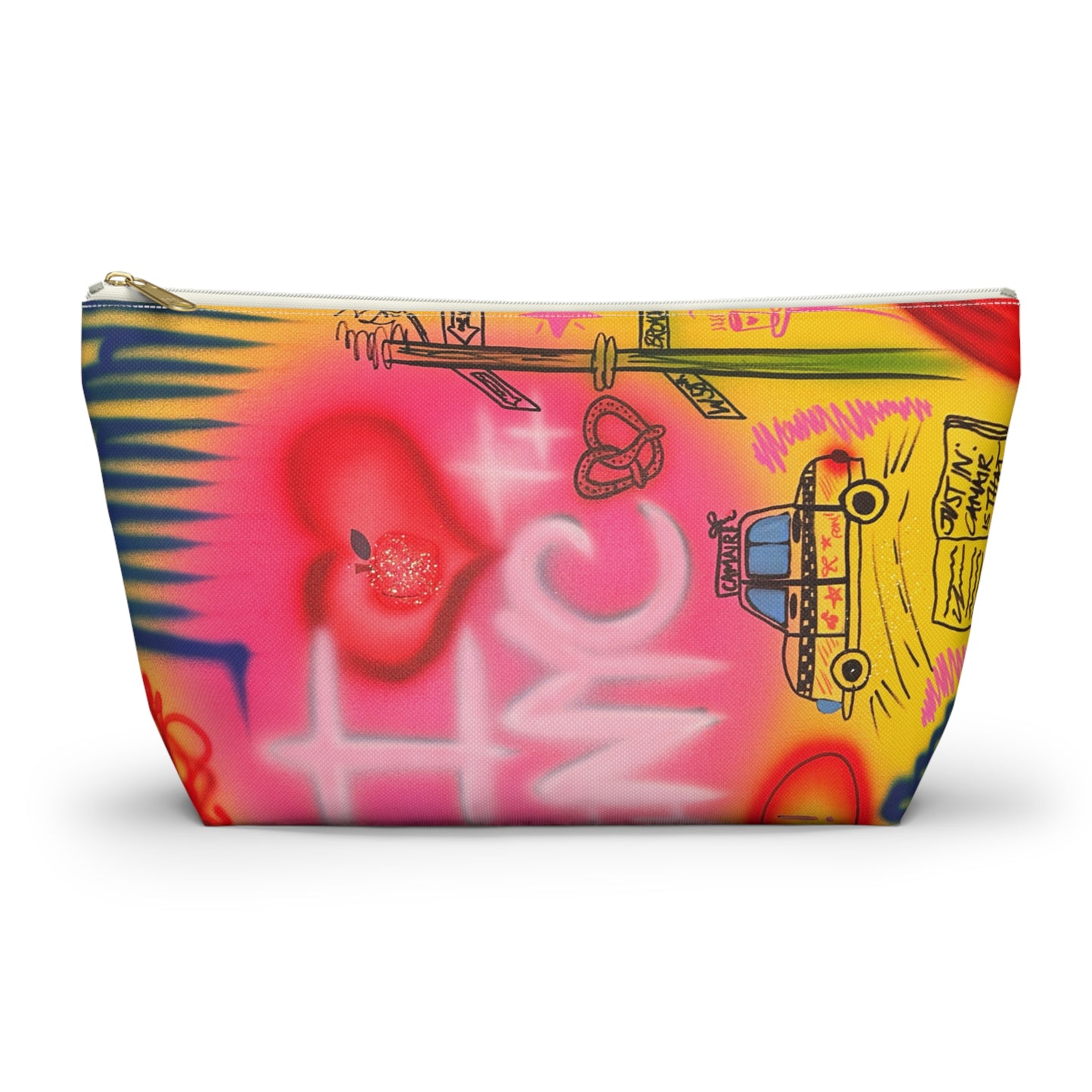 "in the city" airbrush makeup pouch