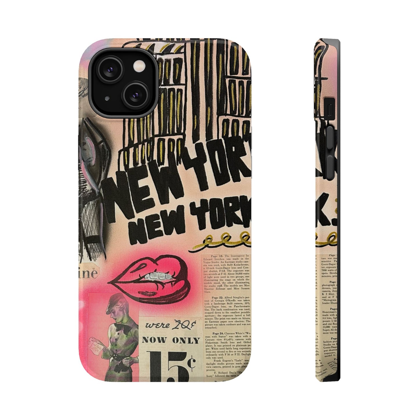 MagSafe "new york, new york" airbrush iPhone case
