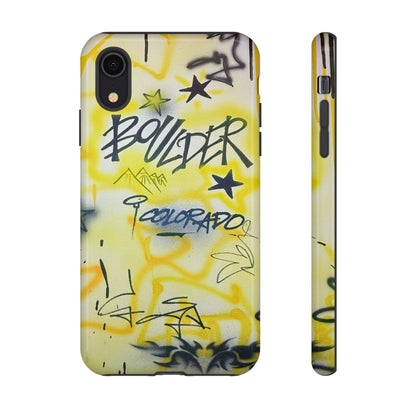 "boulder" airbrush iPhone case
