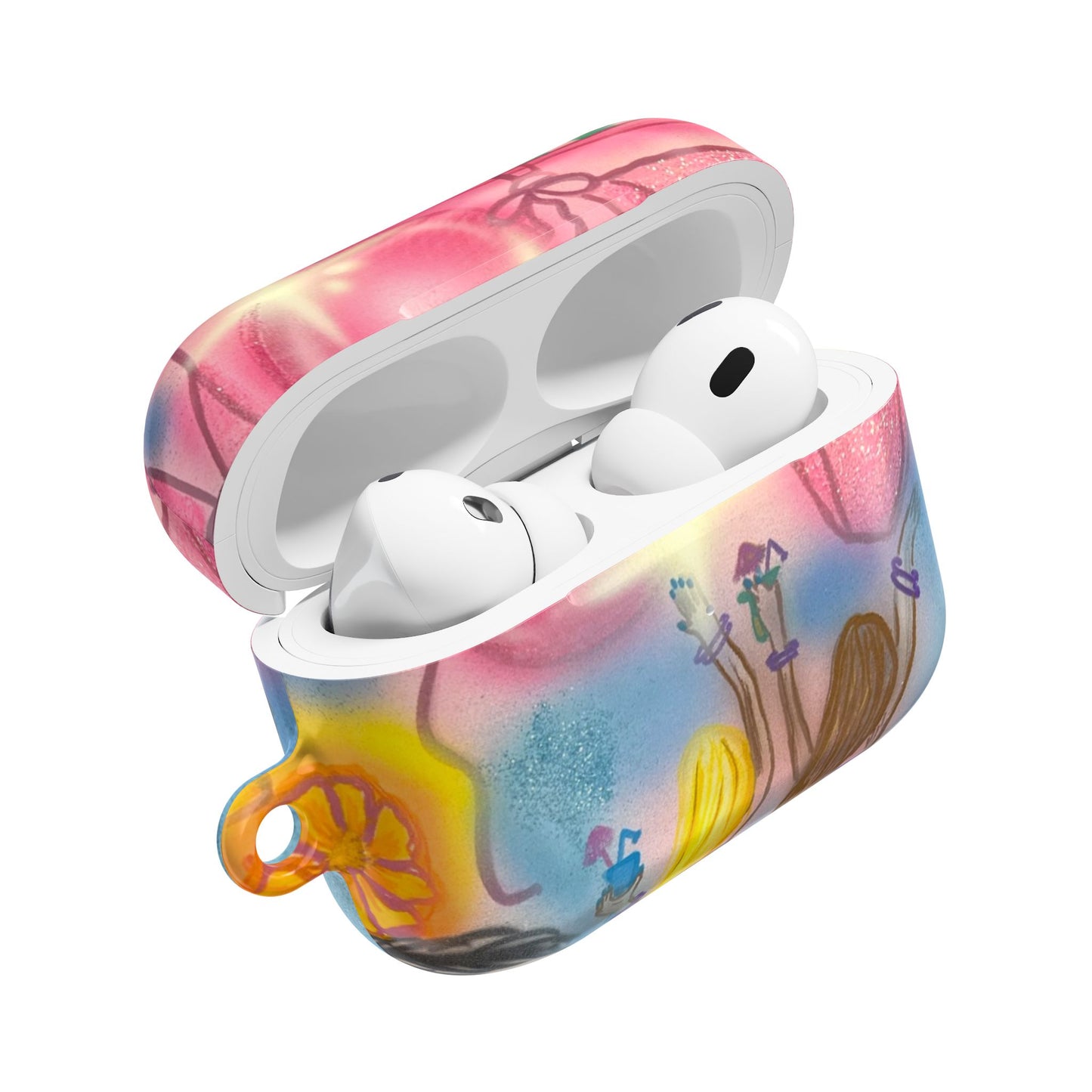 "kinis & tinis" airbrush airpod cases