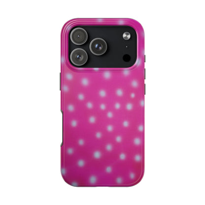 "bubblegum polka dot" airbrush iPhone case