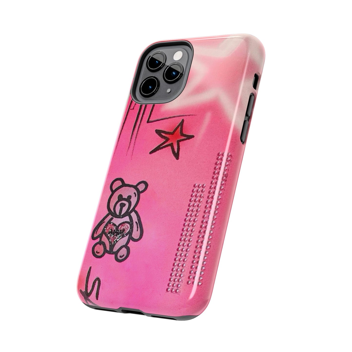 "teddy bear" airbrush iPhone case