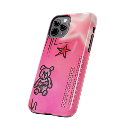 "teddy bear" airbrush iPhone case