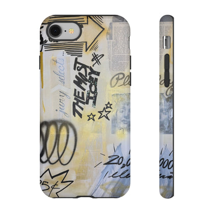 "golden glacier" airbrush iPhone case
