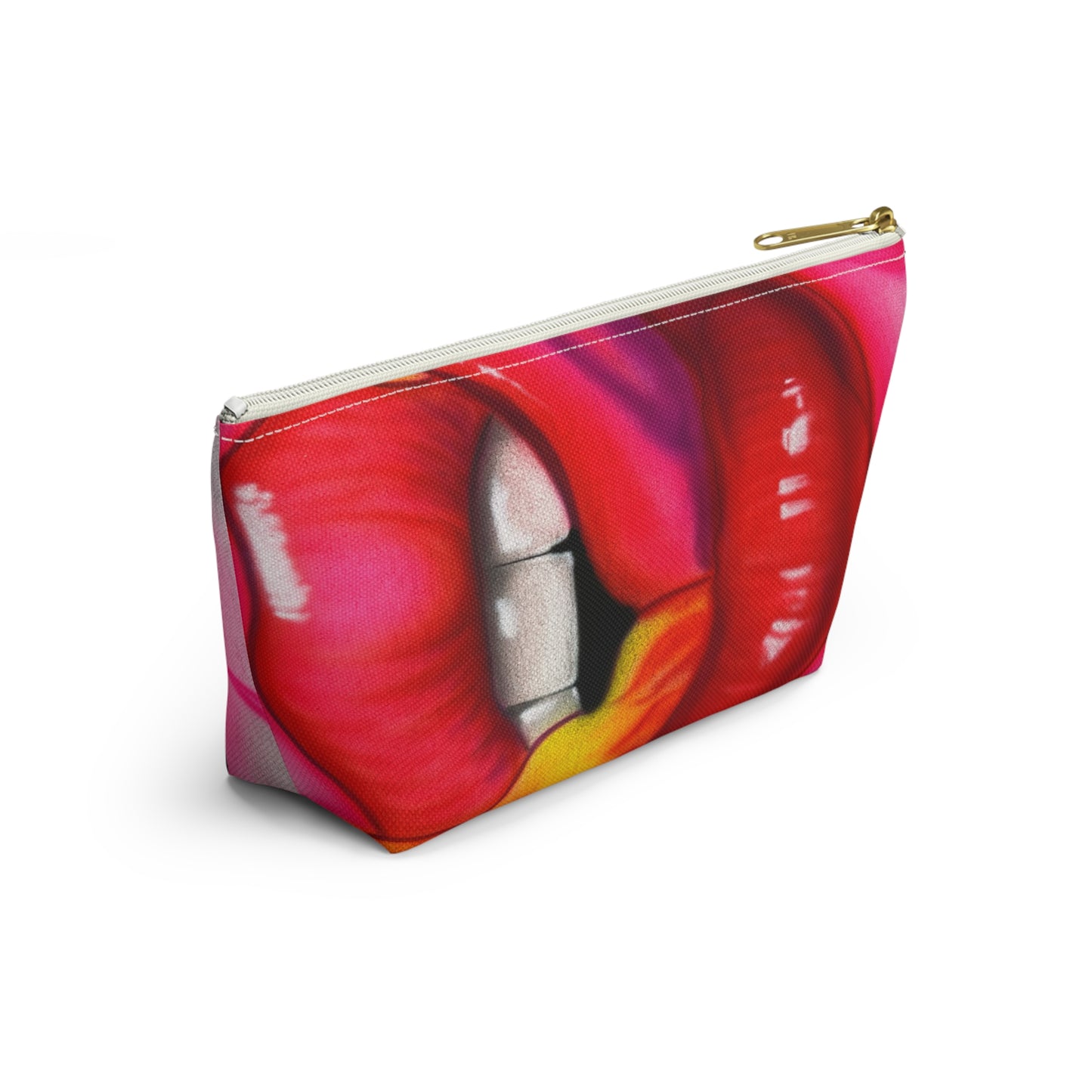 "flaming lips pt. 2" airbrush makeup pouch