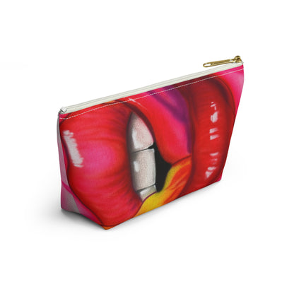 "flaming lips pt. 2" airbrush makeup pouch