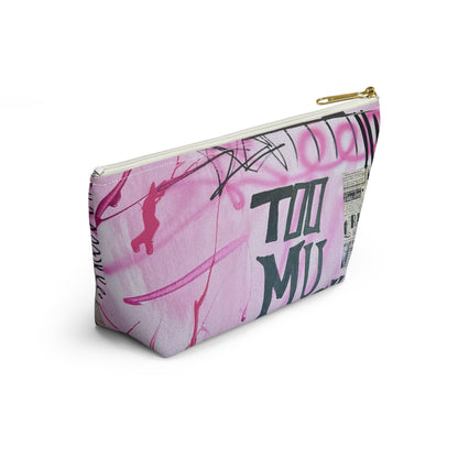 “too much motion" airbrush makeup pouch
