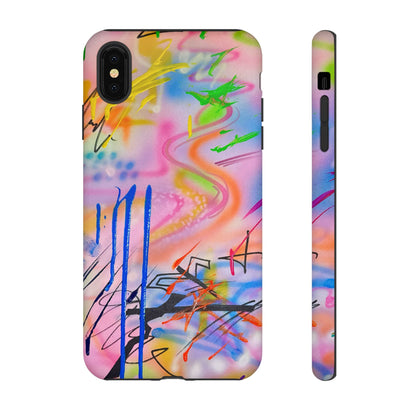 "neon haze" airbrush iPhone case