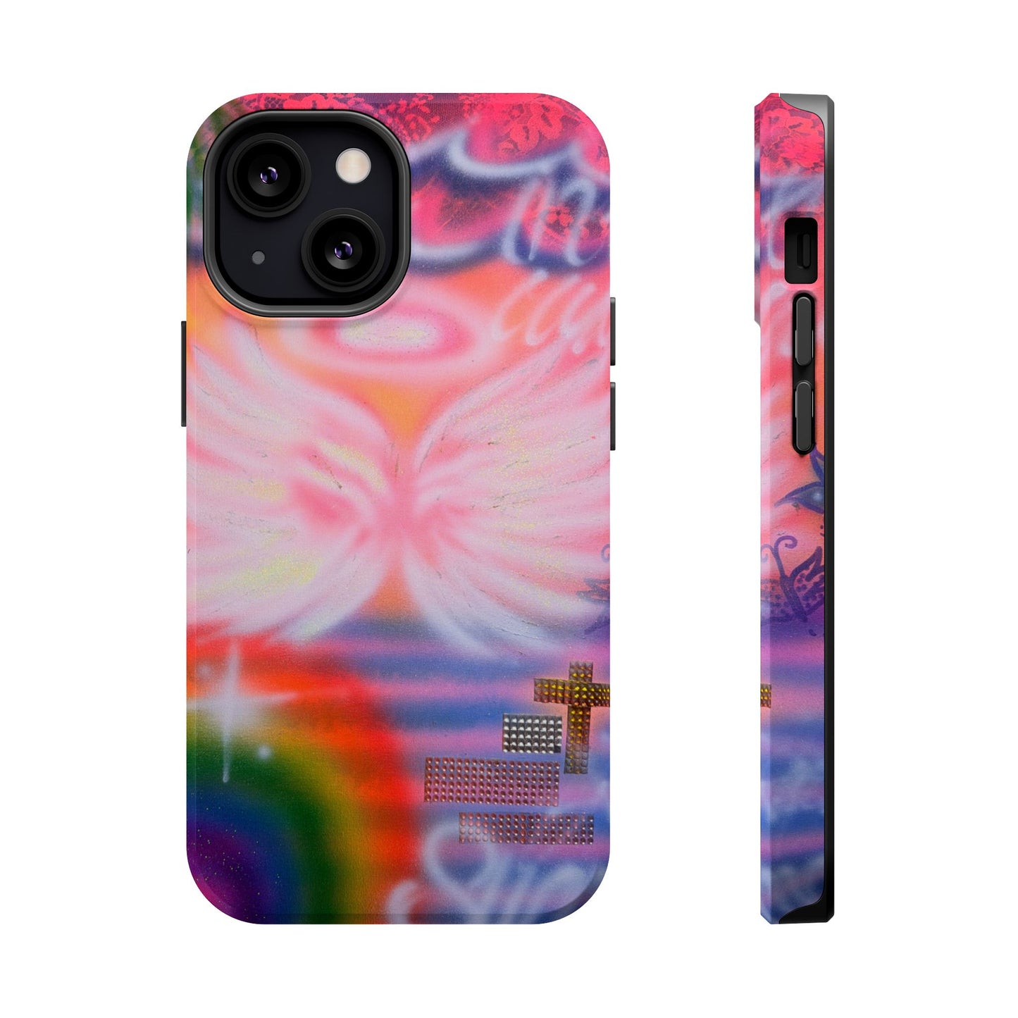 MagSafe "summer bliss" airbrush iPhone case