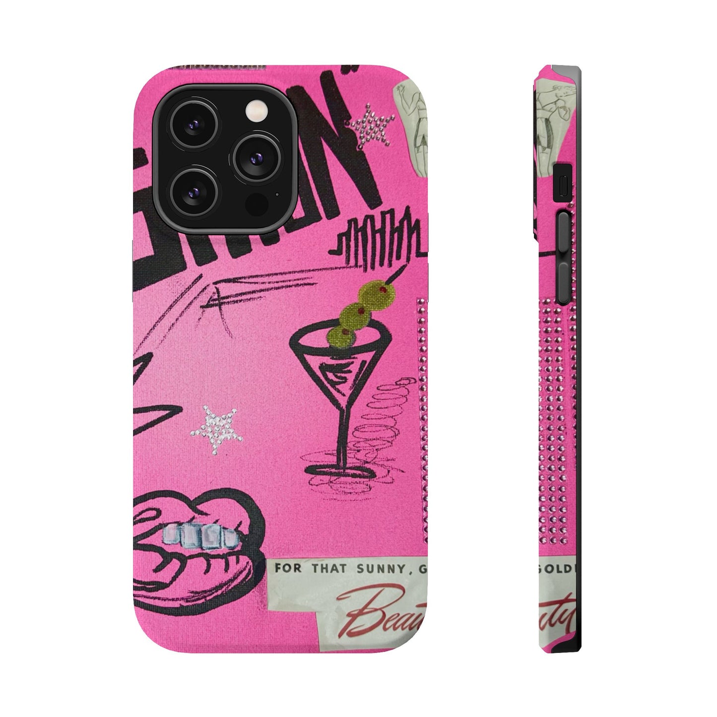 MagSafe "high fashion" airbrush iPhone case