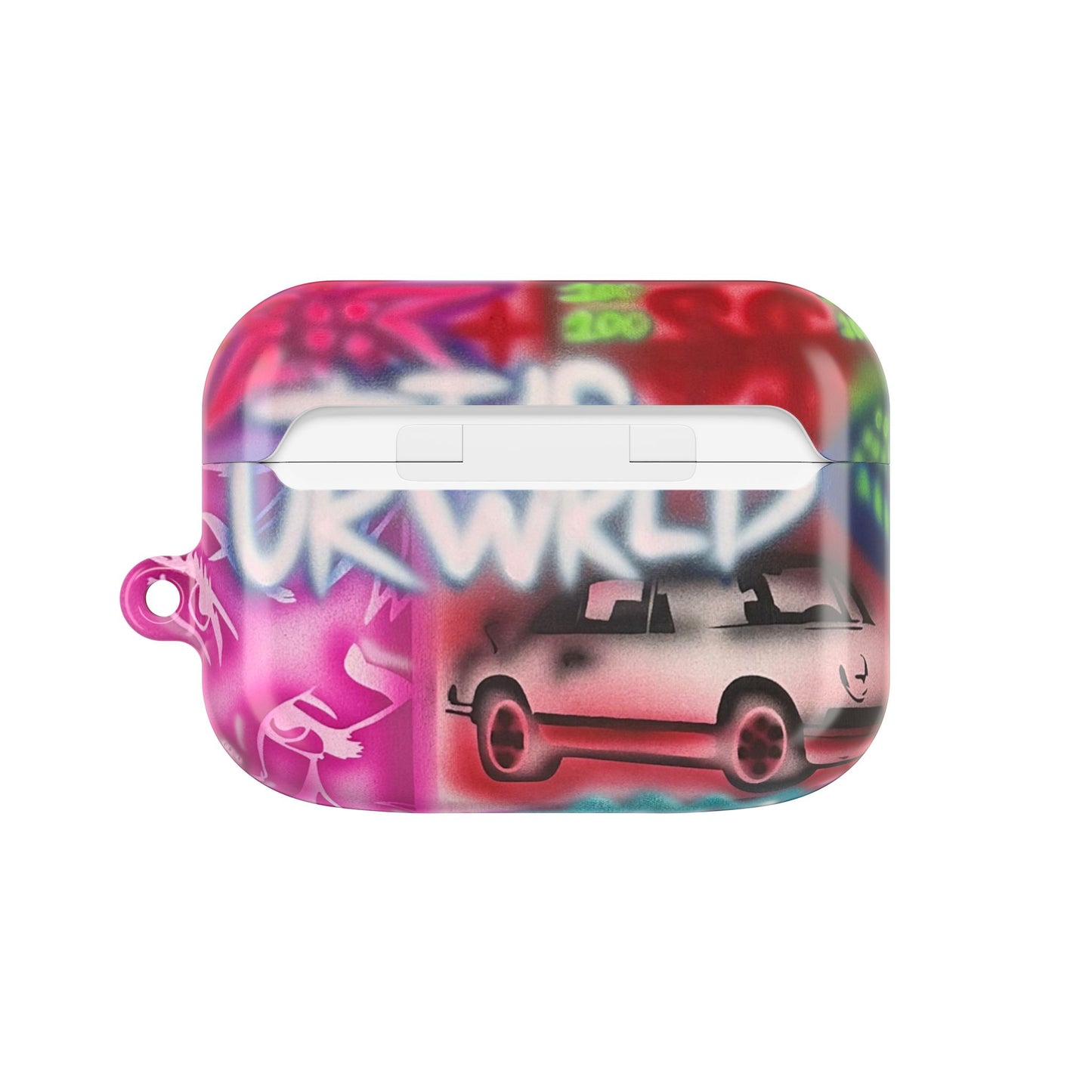 "it's ur WRLD" airbrush airpod cases