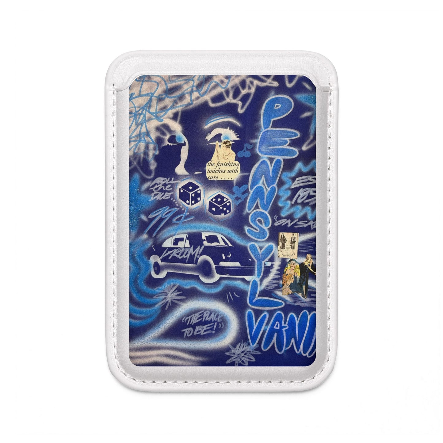 "state college, pa" airbrush vegan wallet (Magsafe® Compatible)