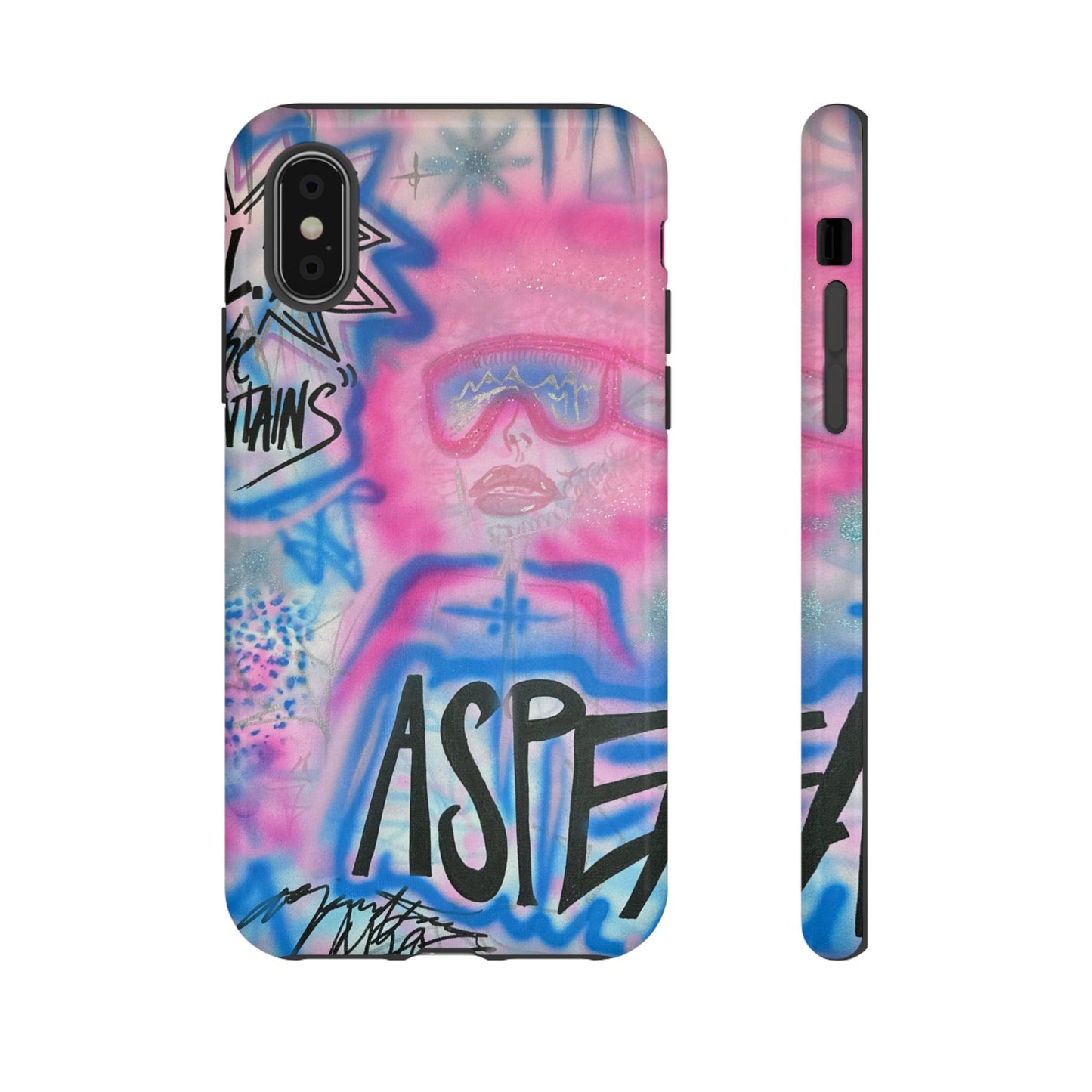 "aspen aspirations" airbrush iPhone case