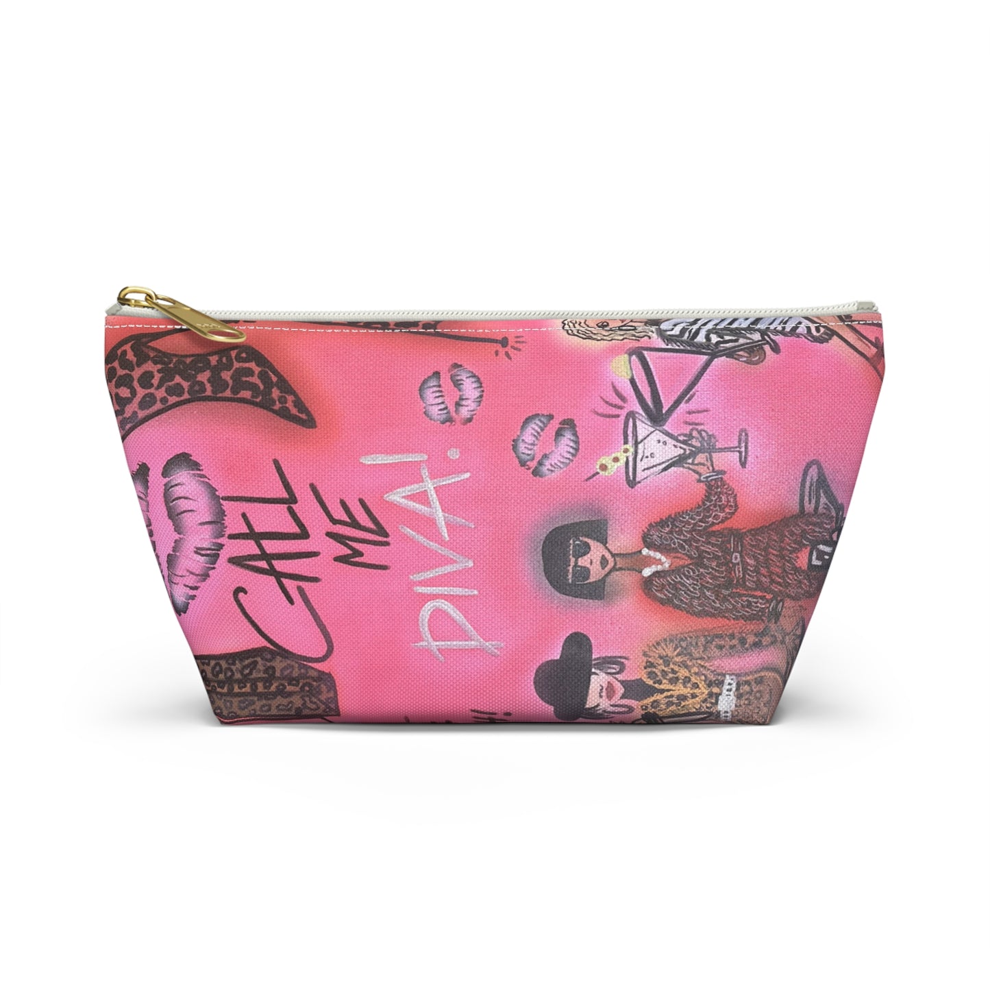 "party diva" airbrush makeup pouch