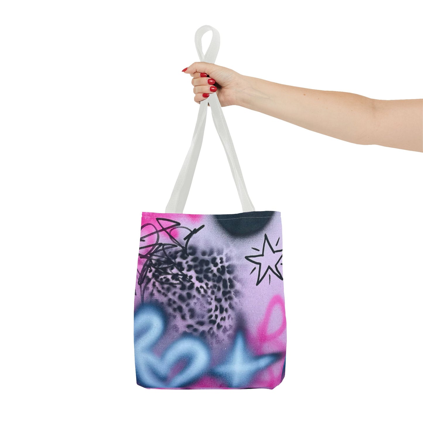 "onyx cheetah" airbrush tote bag