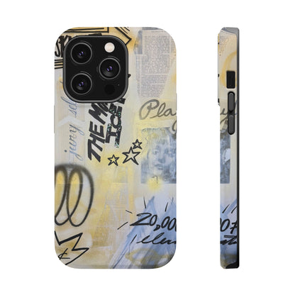 MagSafe "golden glacier" airbrush iPhone case