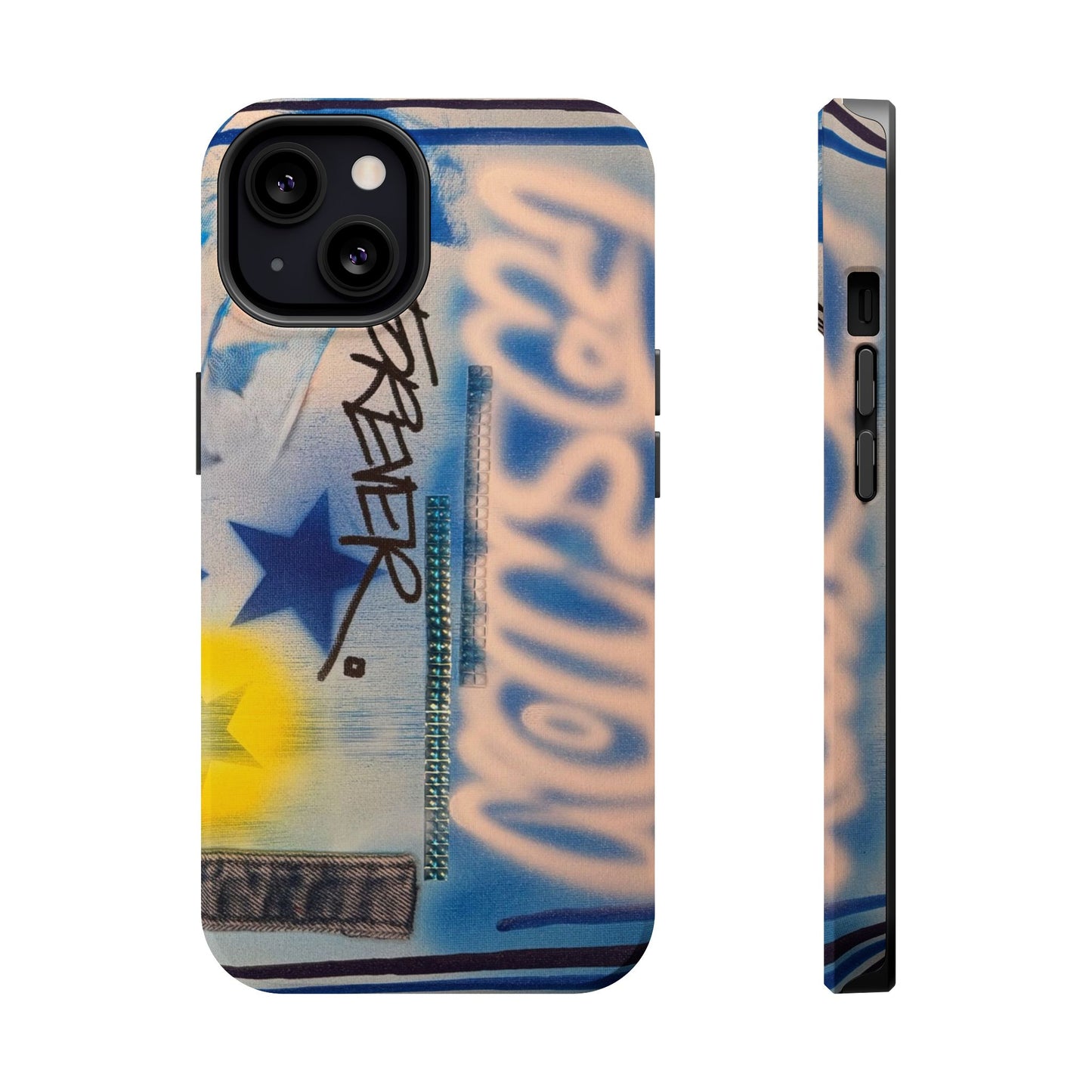 MagSafe "fashion forever" airbrush iPhone case