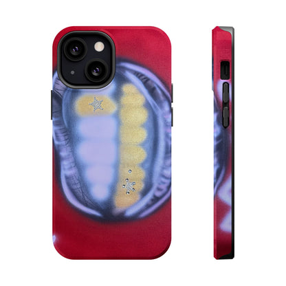 MagSafe "bite me bling" airbrush iPhone case