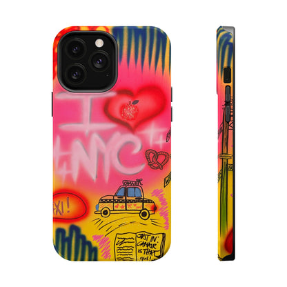 MagSafe "in the city" airbrush iPhone case