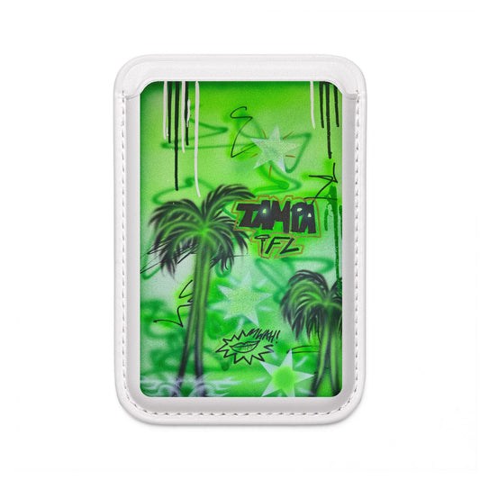"tampa, fl" airbrush vegan wallet (Magsafe® Compatible)