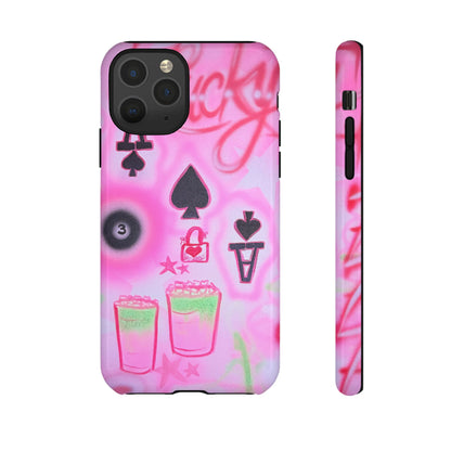 "lucky ace" airbrush iPhone case