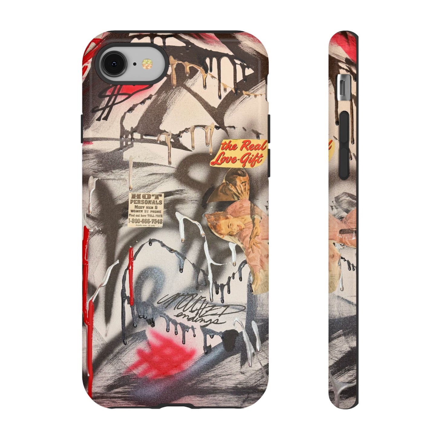 "real love" airbrush iPhone case