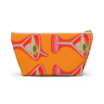 "shaken, not stirred" airbrush makeup pouch