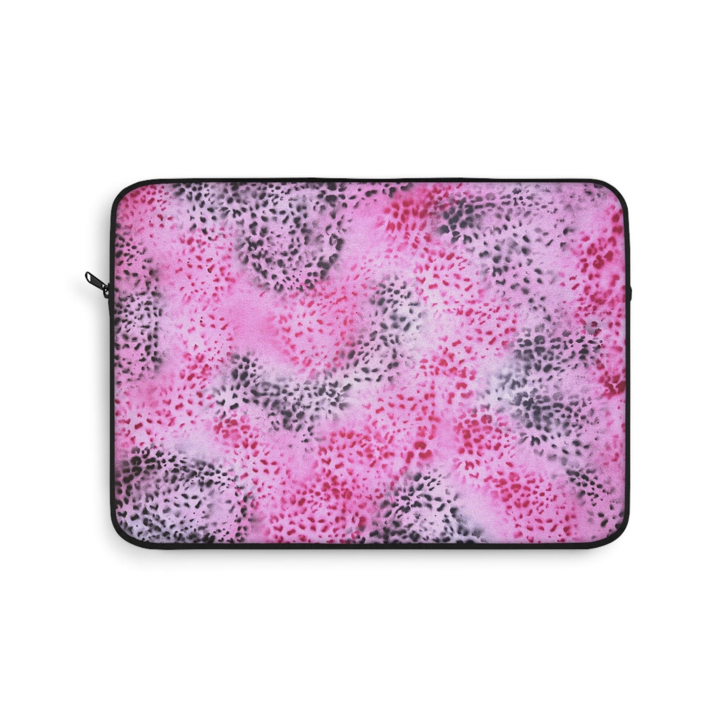 "pink cheetah pt. 2" airbrush laptop sleeve