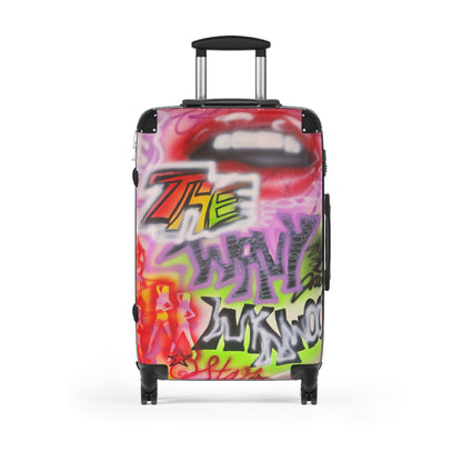 "wynwood gold" airbrush suitcase
