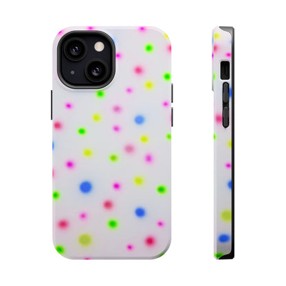 MagSafe "birthday cake polka dot" airbrush iPhone case