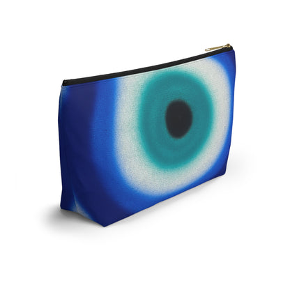 "evil eye" airbrush makeup pouch